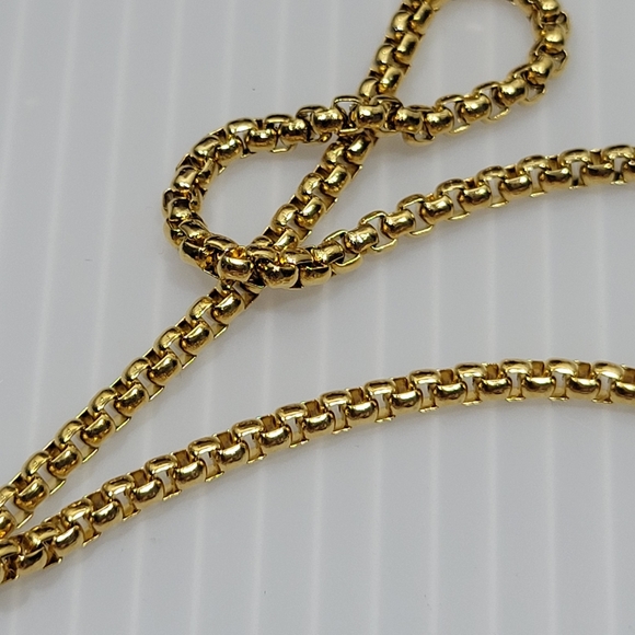 Gold Colored Saint Joseph Pray For Us Charm With Chain Necklace 22" - Picture 6 of 6